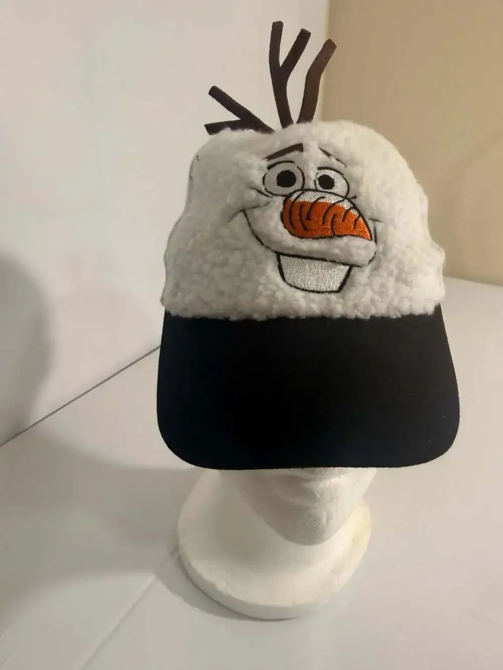 Disney Frozen II Olaf Character Fuzzy Baseball Cap Hat